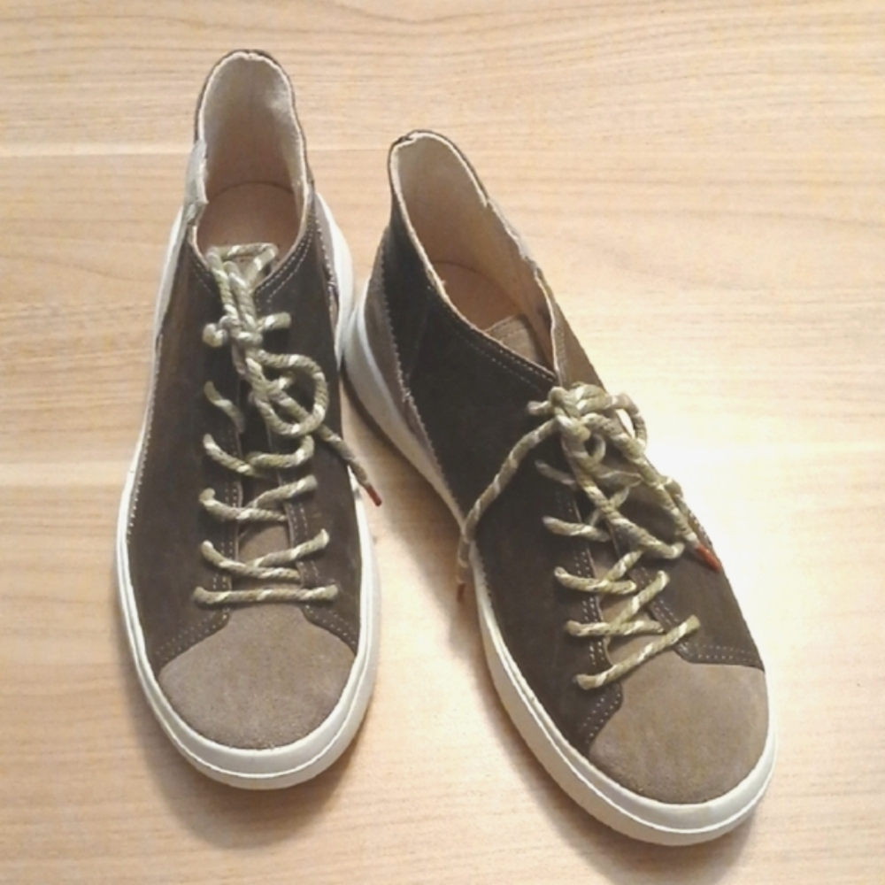 Think ! Kusabi Sneakers in "Pepper" Leather Size 6 (Handmade)